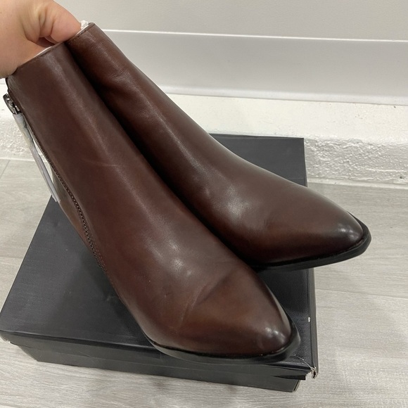 Naturalizer Rooney Dual Zip Bootie Chocolate 10.5 - Picture 2 of 10